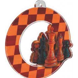 Medaille schaken – acryl Sportprijzen Plaza